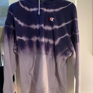Tie Dye Reverse Weave Champion hoodie